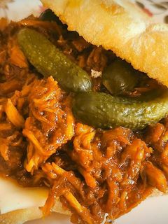 Una foto de Sándwich Pulled Pork