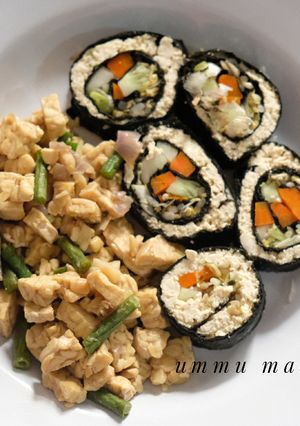 Foto resep Sushi Tahu (Untuk Diet)