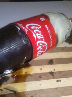 A picture of Coca cola cake #christmas revival.
