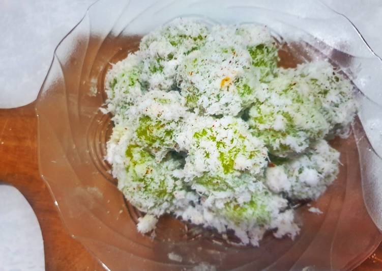 resep cara buat Klepon pandan wangi