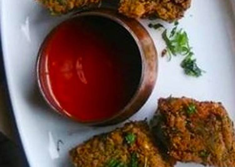 Recipe of Super Quick Homemade Kothimbir vadi