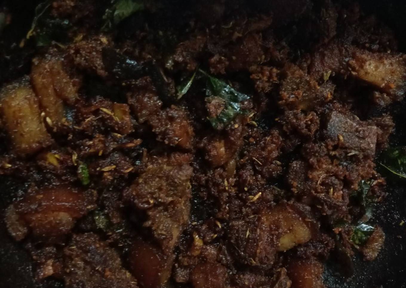Kerala Pork roast (Thrissur style)