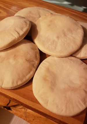 Una foto de Pan Molletes