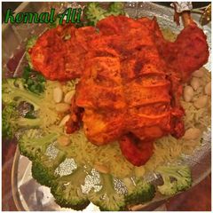 A picture of Spy fry Chicken wid zeera Rice.