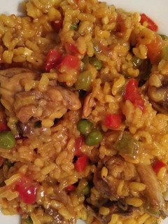 Una foto de Arroz con pollo