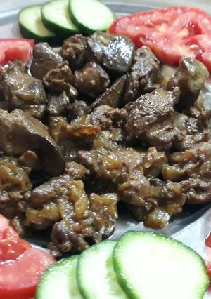 صورة لوصفة كبدة دجاج 🍽