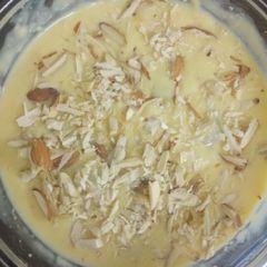 Left over gulab jamun custard A picture of Left over gulab jamun custard.