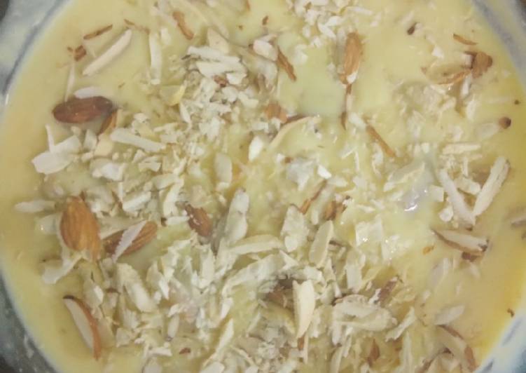 Recipe: Perfect Left over gulab jamun custard