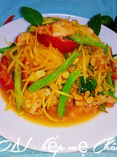 Hình của món Gỏi Đu Đủ kiểu Thái.
