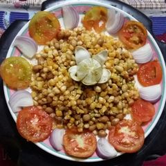 A picture of Moong dal and Corn Salad.