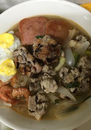 Hình của món Bún thập cẩm.