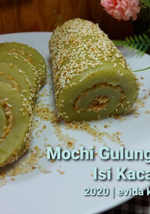 Foto resep Mochi Gulung Pandan isi Kacang