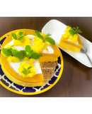 Eggless: No-Bake & No-Gelatin Mango Cheesecake