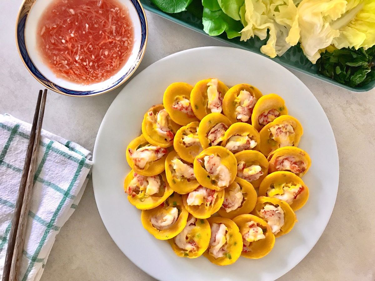 Bánh Khọt Tôm Tươi & Bánh Khọt Nấm Mỡ (Chay)