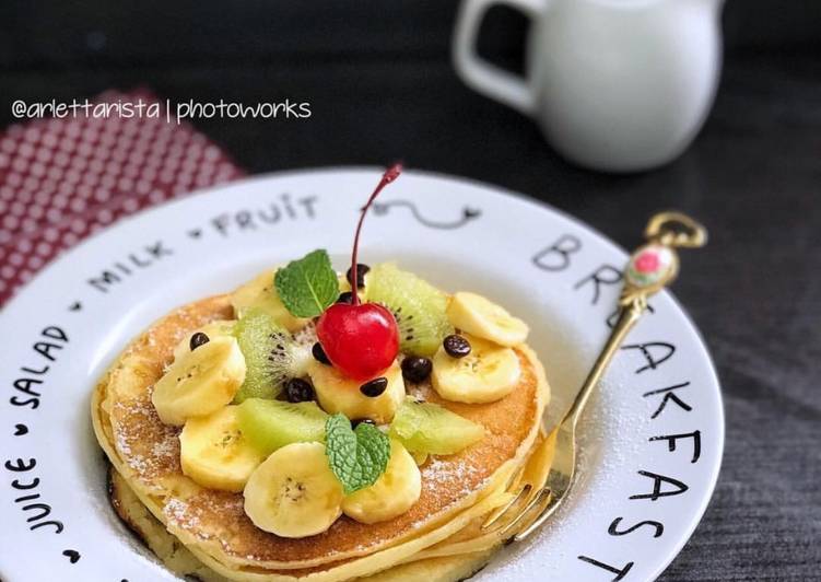 Pancake lembut enak