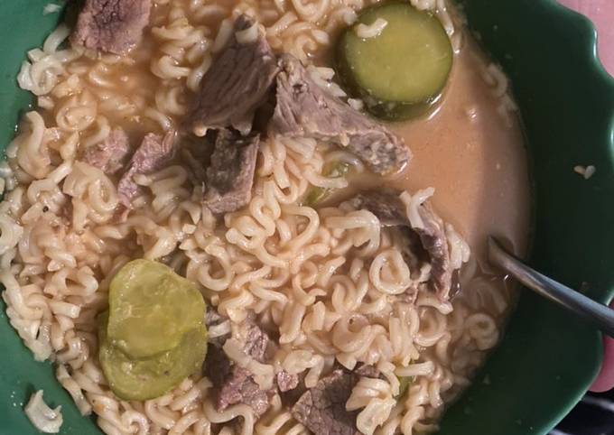 When the romans turn to Noodles. 🙂 Recipe