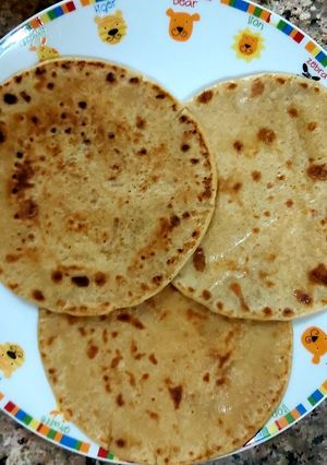 A picture of Liquid dough paratha.