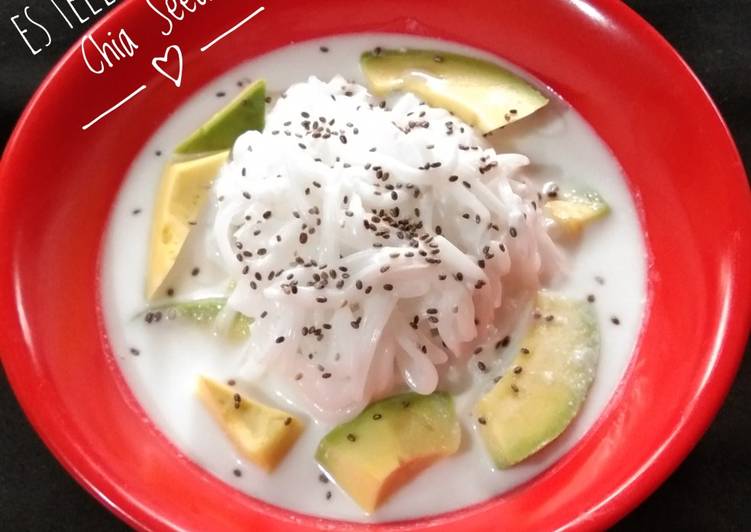 Resep Es Teler tabur Chia Seed oleh Nunuk - Cookpad