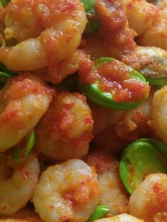 Foto resep Sambal udang pete