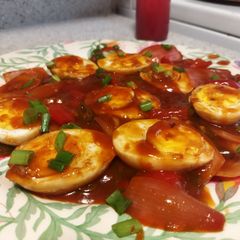 A picture of Egg manchurian.