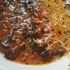 A picture of Groundnut soup.
