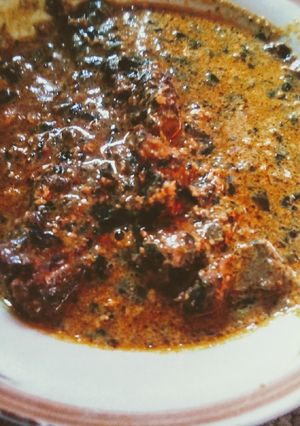 A picture of Groundnut soup.