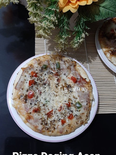 Foto resep Pizza Daging Asap (Pizza Teflon, No Ragi & No Proofing)