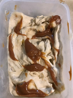 Una foto de Helado de banana split