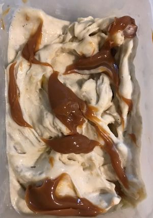 Una foto de Helado de banana split