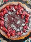 Torta fragolina 🍓🍓 con sciroppo caramellato 😍😍