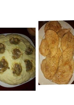 صورة لوصفة بطاطا مهروسة ، بالسكالوب