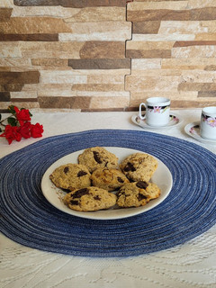 Una foto de Galletitas de avena y chocolate