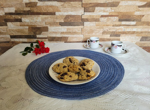 Una foto de Galletitas de avena y chocolate