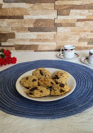 Una foto de Galletitas de avena y chocolate