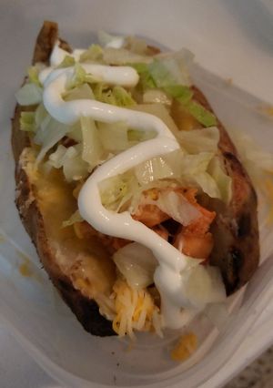 Una foto de Papa asada