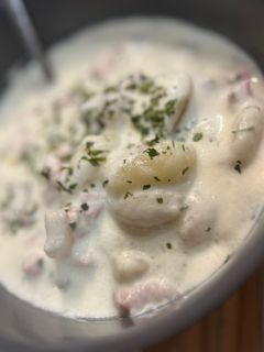Tejszínes - baconos - Gnocchi recept fotója
