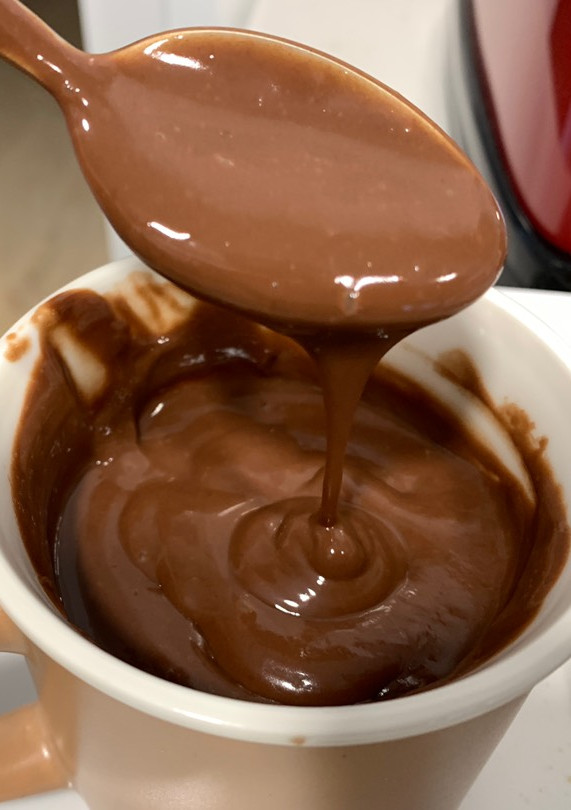 Una foto de Chocolate a la taza light y vegano