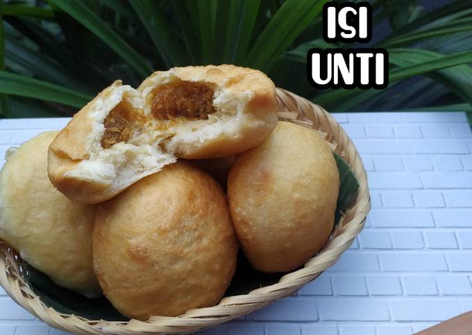Langkah Mudah untuk Membuat 326. Roti Goreng isi Unti, Lezat