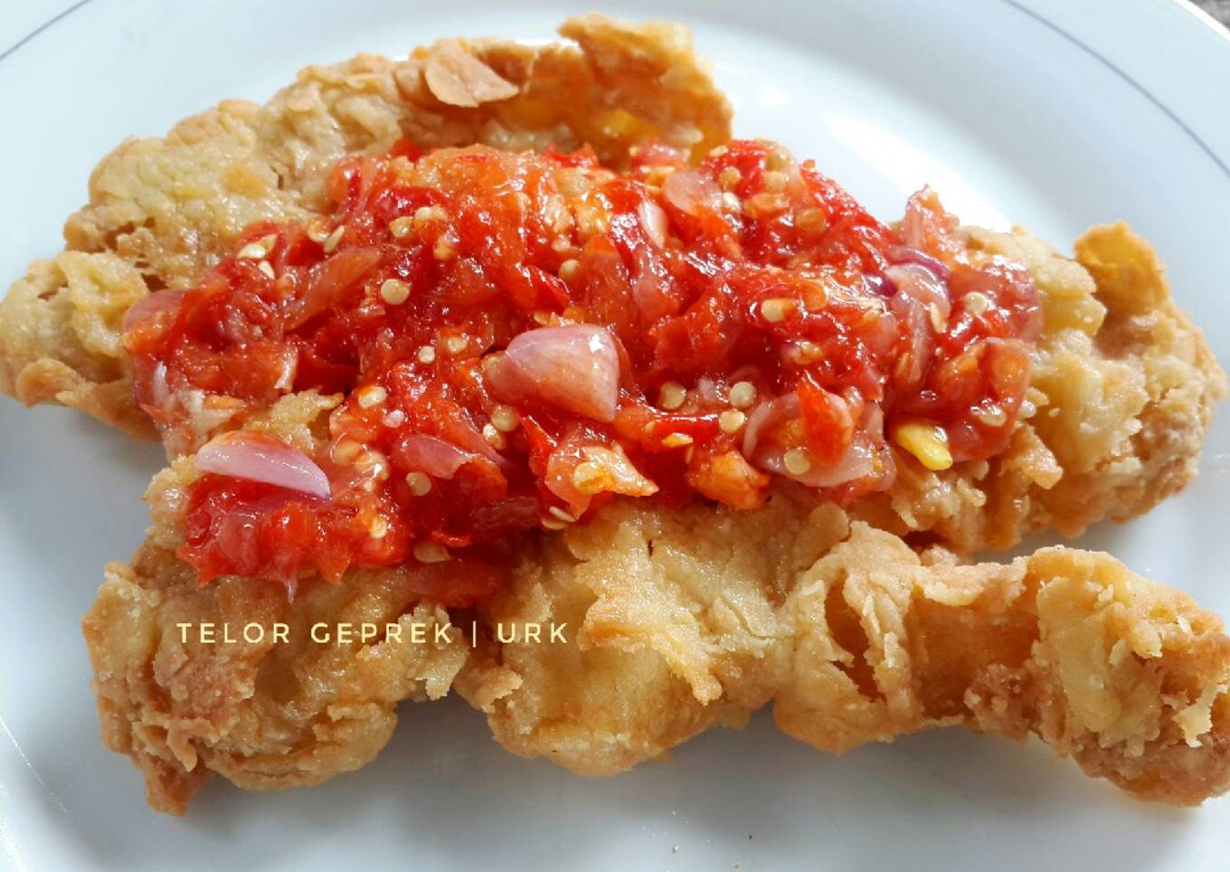 Telor Geprek