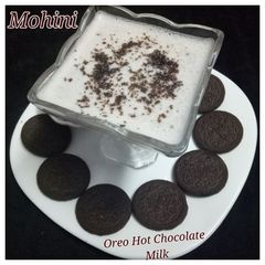 A picture of Oreo Hot chocolate milk.