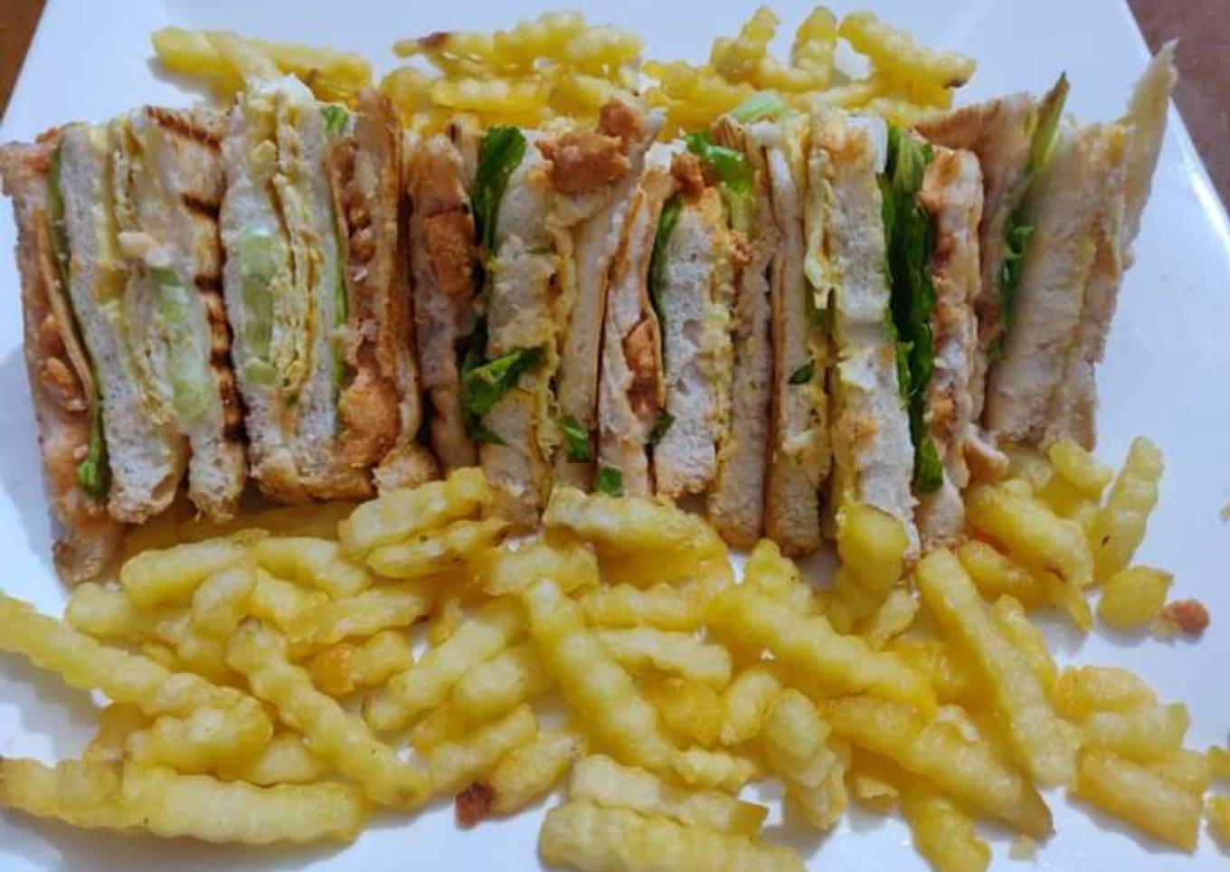 Bbq Club Sandwiches