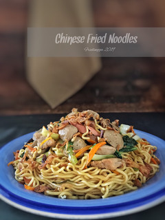 Foto resep Chinese fried noodles / Mie goreng panjang umur