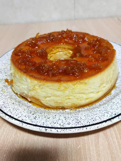 Una foto de Flan de naranja
