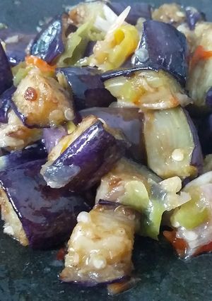 Foto resep Terong Penyet Sambel Mentah