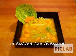 Foto di Zuppa di verza e zucca