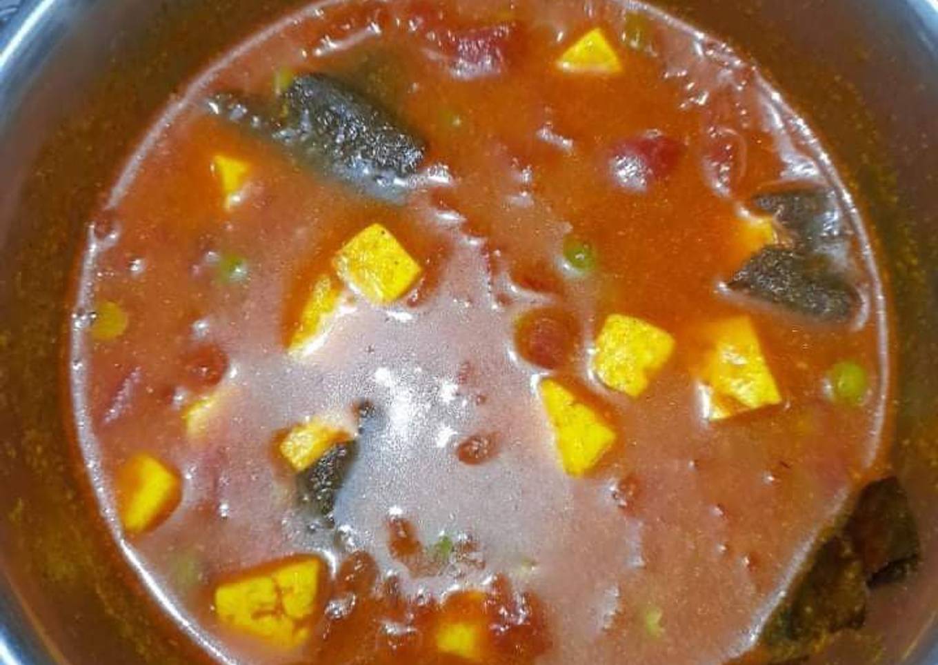 Matar paneer