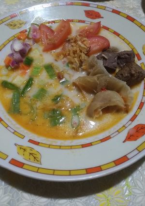 Foto resep Soto Gempol Campur (Daging+Babat) Khas Karawang