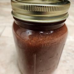 A picture of Brad's vanilla cardamom pear butter.