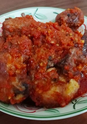 Foto resep Ayam Balado Pedas Khas Minang
