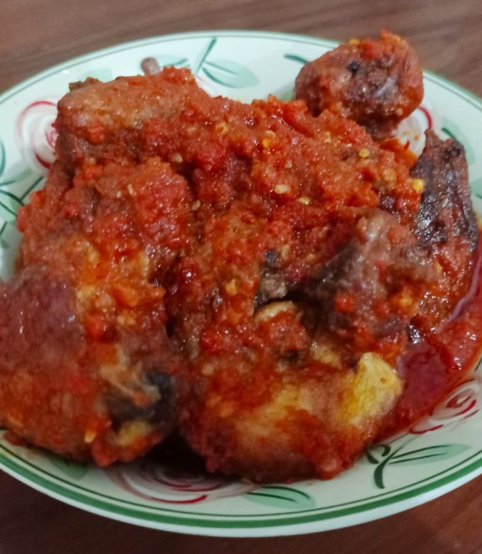 Foto resep Ayam Balado Pedas Khas Minang